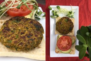 Edamame Veggie Burgers