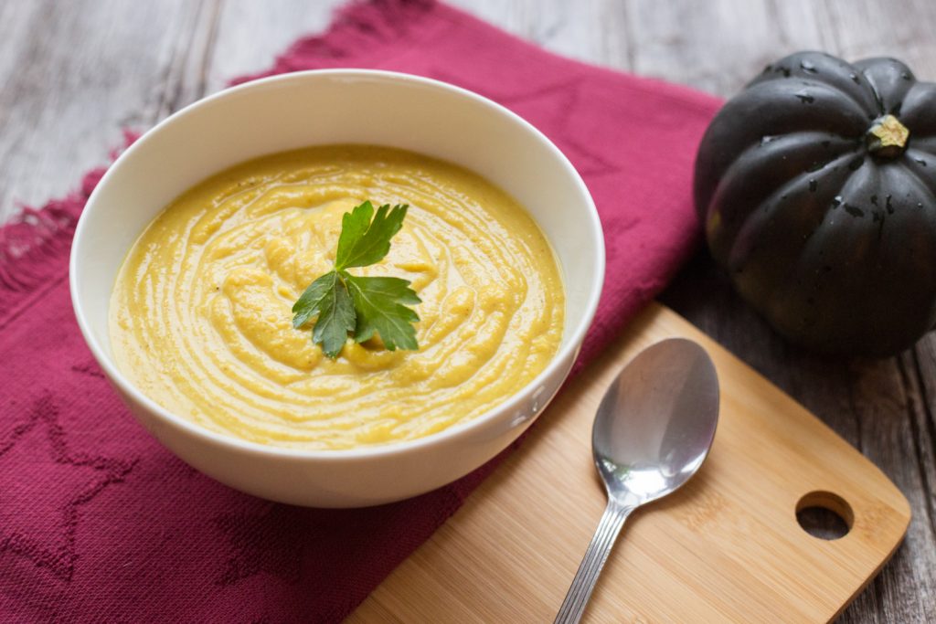 Roasted Acorn Squash Soup - Kind living - Orillia