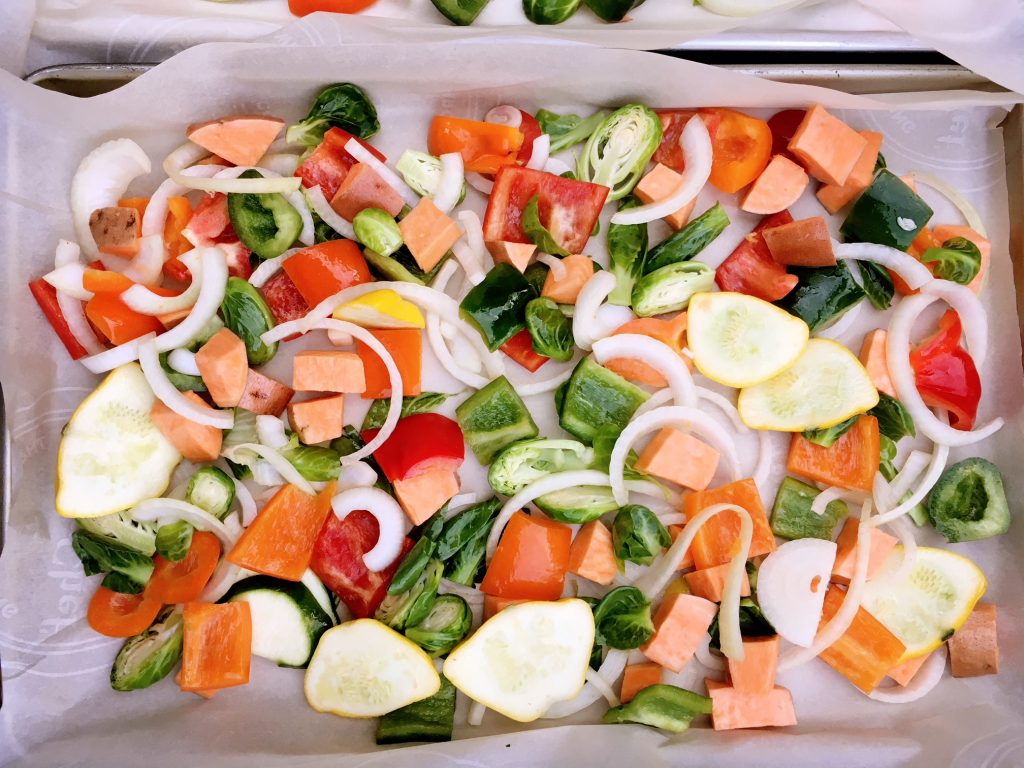 Sheet Pan Roasted Vegetables with Tamari Glaze