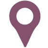 purple map pin marker