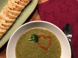 Easy potato broccoli spinach soup